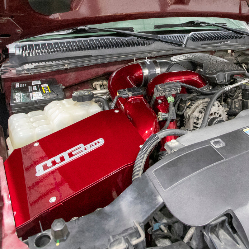 Wehrli 06-07 Duramax LBZ 4in. Intake Kit w/ Air Box - Red