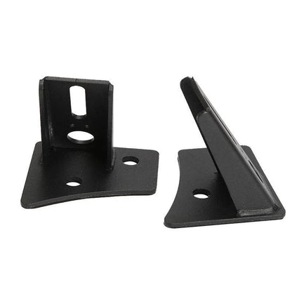 2pcs Black A-Pillar Light Lower Windshield Hinge Mounting Brackets LED Pod Light for 2007-2017 Jeep Wrangler JK