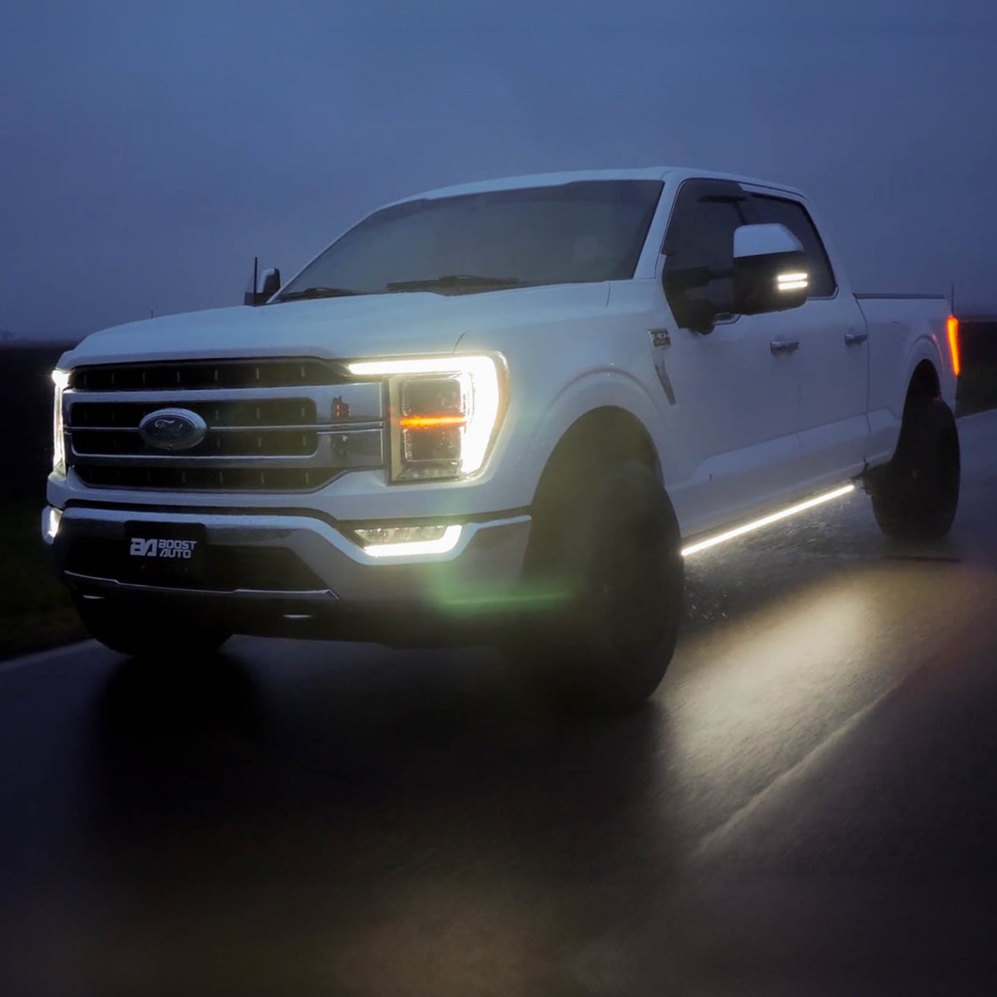 Lumastep M2 Powered Light Up Running Boards | 2021-2026 Ford F150