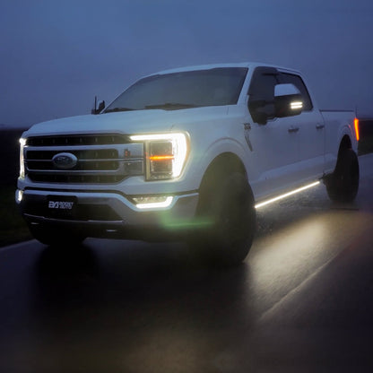 Lumastep M2 Powered Light Up Running Boards | 2021-2026 Ford F150
