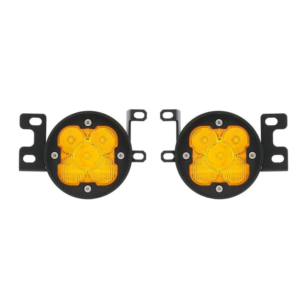 3 Inch 80W 9600LM LED Fog Lights Kit White/Yellow Beam for 2012-2022 Toyota Tacoma/ 2010-2022 Toyota 4Runner / 2014-2022 Toyota Tundra