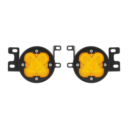 3 Inch 80W 9600LM LED Fog Lights Kit White/Yellow Beam for 2012-2022 Toyota Tacoma/ 2010-2022 Toyota 4Runner / 2014-2022 Toyota Tundra