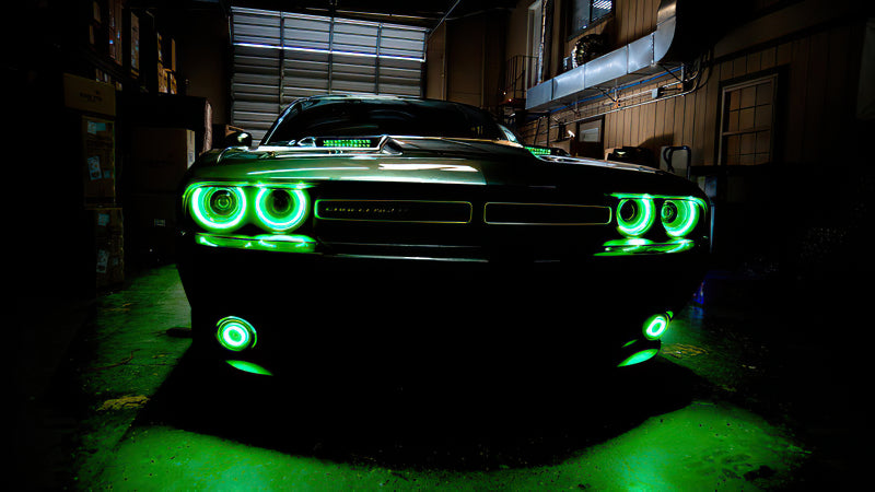 Oracle Dodge Challenger 15-21 Halo Kit - ColorSHIFT w/ Simple Controller
