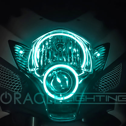 Oracle Suzuki GSX-R 1000 08-13 LED Motorcycle Halo Kit - ColorSHIFT