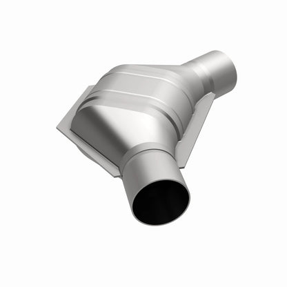 MagnaFlow Universal Catalytic Converter 2.25 Angled In/Out Front CA