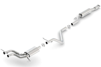 Borla 13-15 Hyundai Veloster Turbo 1.6L AT/MT FWD 2dr Dual Center Rear Exit Cat-Back Exhaust