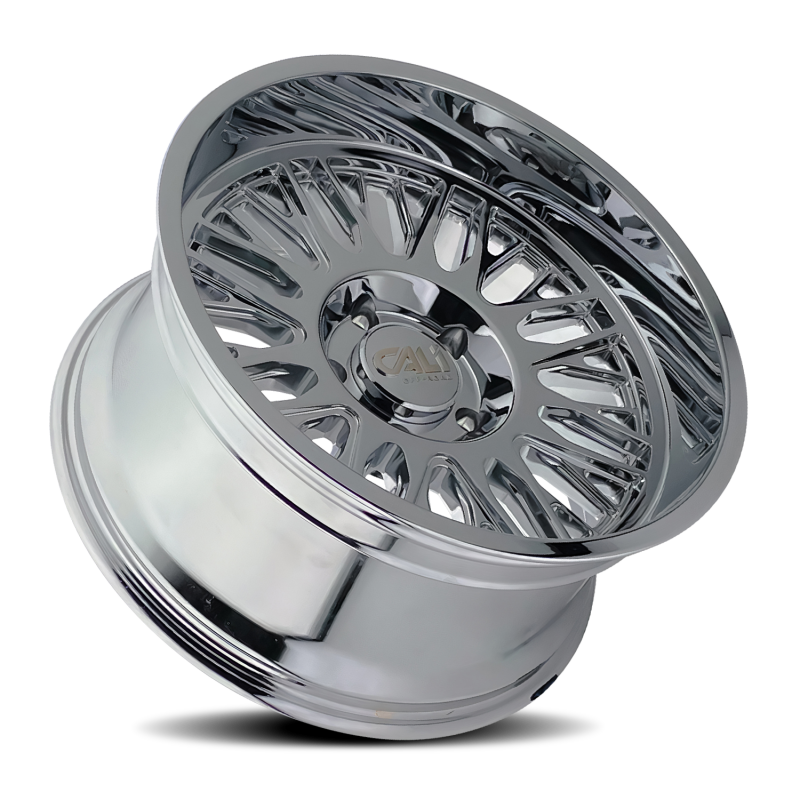 Cali Off-Road 9116 Vertex 24x14 / 6x135 BP / -76mm Offset / 87.1mm Hub Chrome Wheel