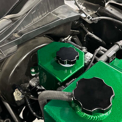 Wehrli 17-25 Ford Power Stroke 6.7L Brake Reservoir Cover - Sparkle Bomber Orange