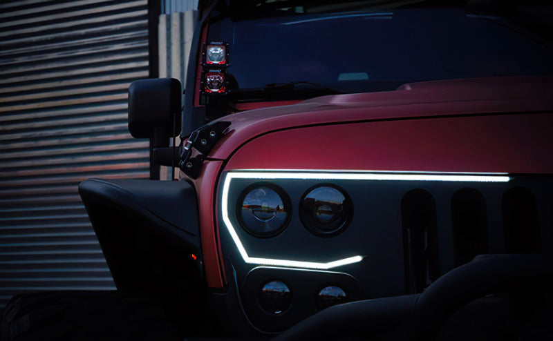Oracle VECTOR Series Full LED Grille - Jeep Wrangler JK - NA