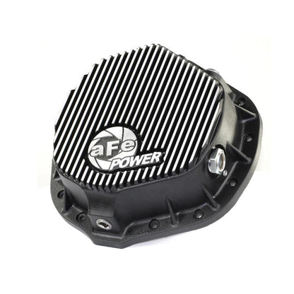 aFe Power Differential Cover Machined Fins 97-15 Jeep Dana 30 w/ 75W-90 Gear Oil 2 QT
