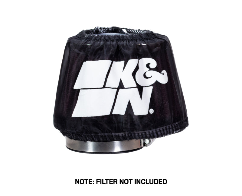 K&N Drycharger Air Filter Wrap - Oval Straight - Black