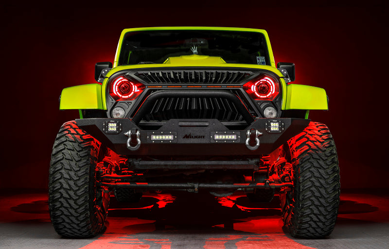 ORACLE Lighting 0718 Jeep Wrangler JK Oculus 7in ColorSHIFT Bi-LED Projector Headlights