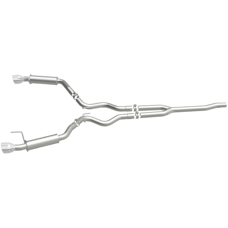 MagnaFlow Cat-Back 15-16 Ford Mustang 2.3L L4 Competition SS 3in Dual Split Rear 4.5in Black Tips