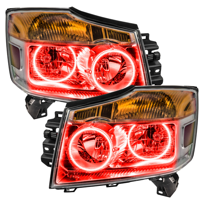 Oracle Nissan Titan 08-15 Halo Kit - ColorSHIFT w/ 2.0 Controller