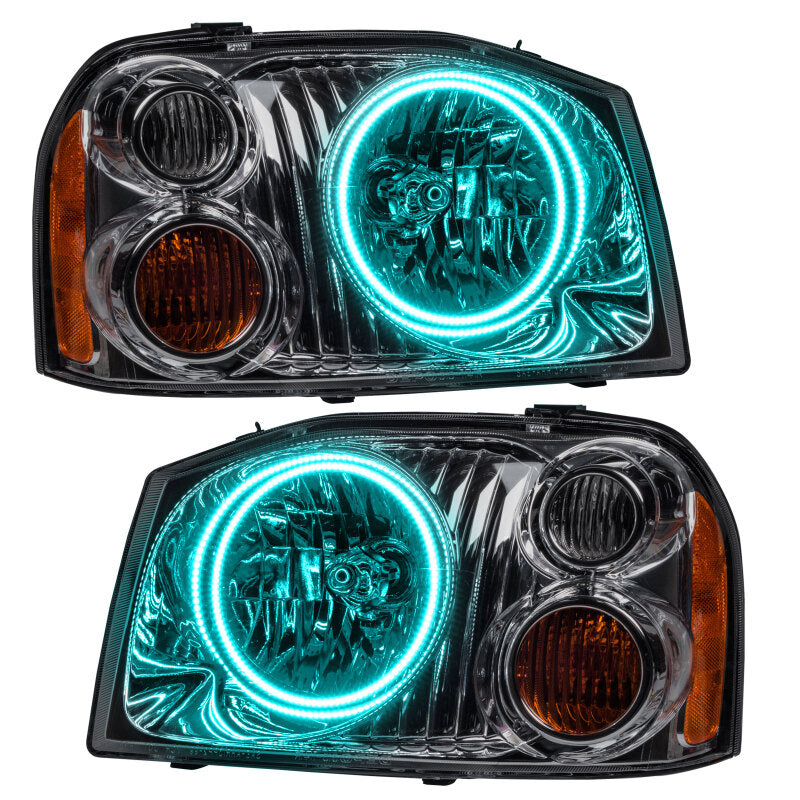 Oracle 01-04 Nissan Frontier SMD HL - Dual Halo - ColorSHIFT w/ Simple Controller
