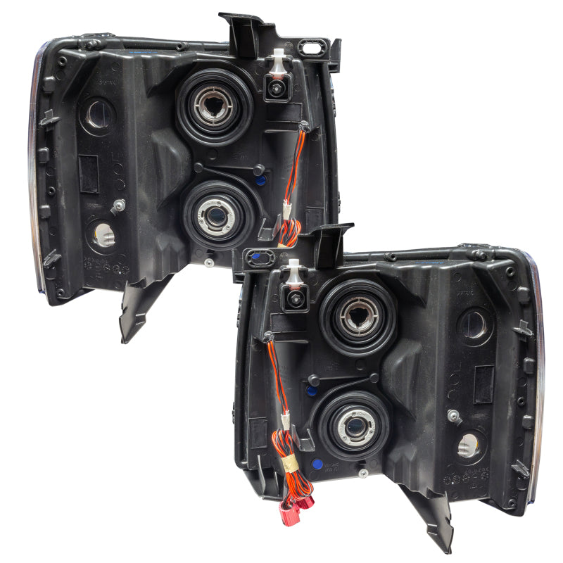 Oracle 07-13 Chevrolet Silverado SMD HL - Black - Round Style - ColorSHIFT