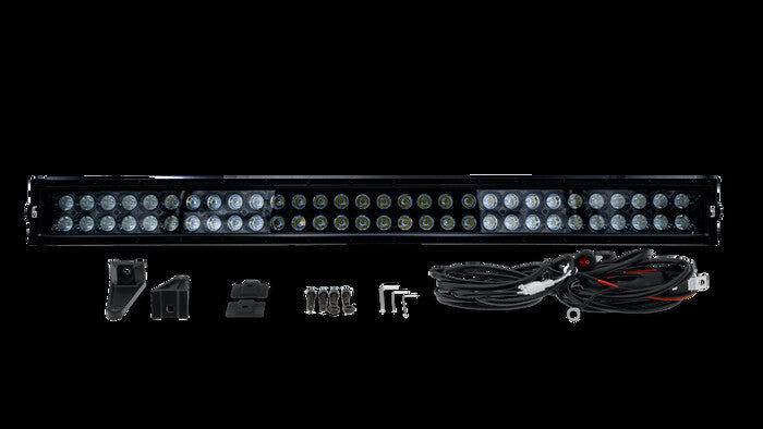 30 Inch Blackout Led Light Bar Combo Beam With Wire Harness Body Armor 4X4