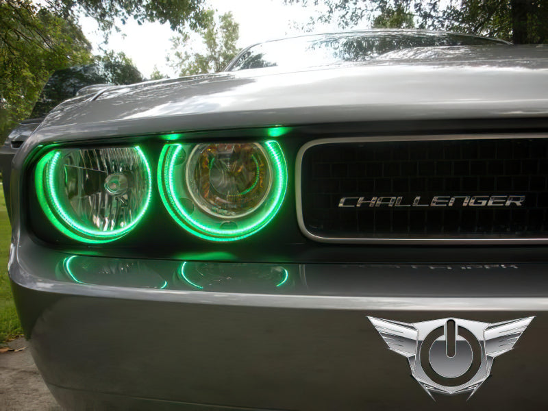 Oracle Dodge Challenger 08-14 Halo Kit (NonProjectorHL) - ColorSHIFT w/ BC1 Controller