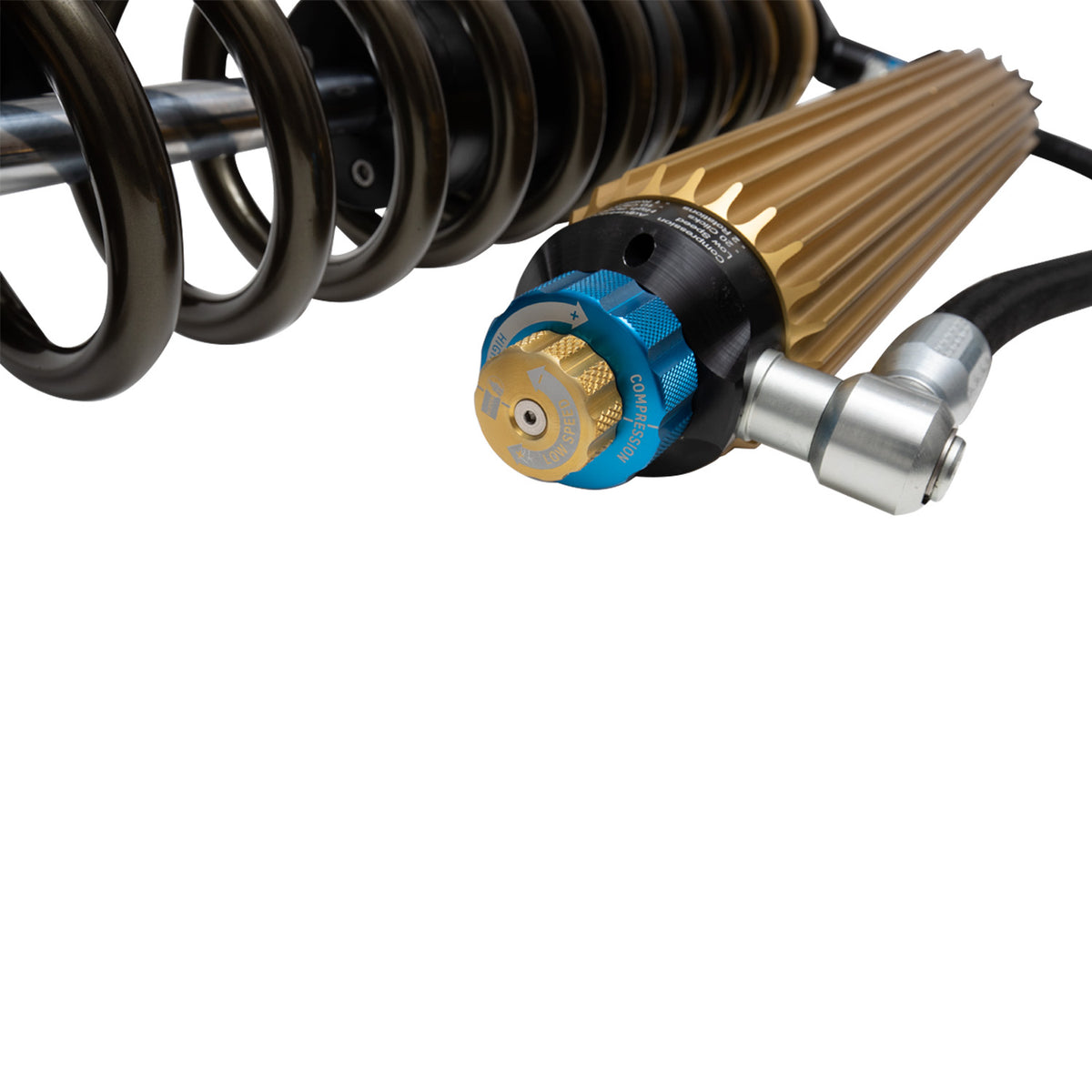 Suspension Shock Absorber and Coil Spring Assembly Rear Monotube Polaris RZR XP 4 1000 Black Hawk Powersports Bilstein