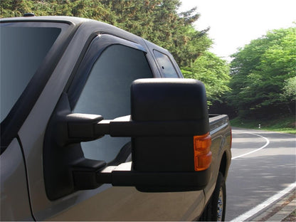 Snap-Inz In-Channel Sidewind Deflector Smoke 2 pc. for 99-11 Ford Ranger with front in-channel/fixed window 99-07 Mazda B3000 99-09 Mazda B4000 Stampede