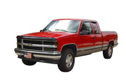 Headlight Covers for 1994-2000 Chevrolet Blazer/GMC C1500 Smoke Black Out 2pc. AVS