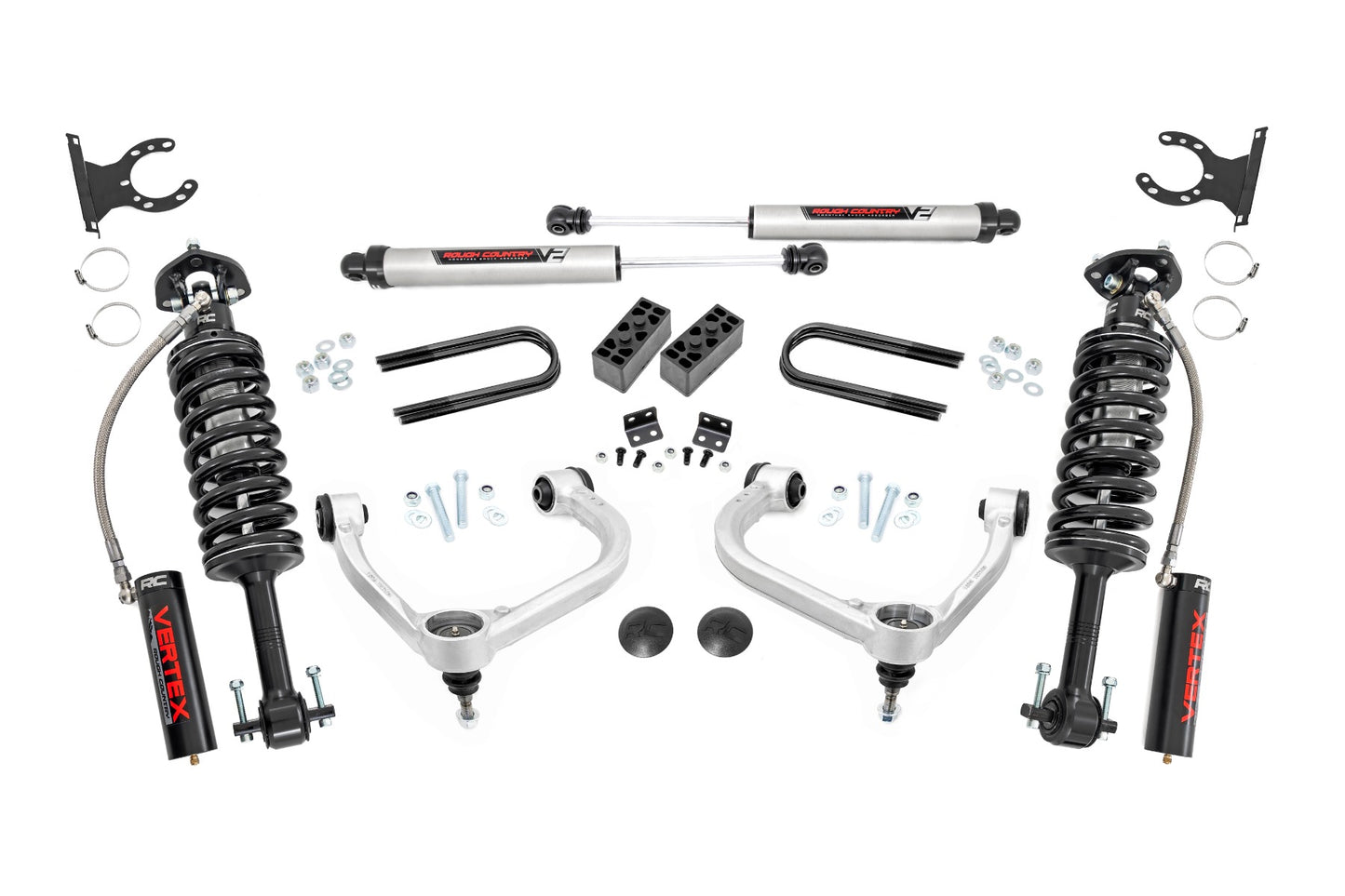 3 Inch Lift Kit | Fabbed UCA | Vertex/V2 | Ford F-150 4WD (2021-2026)
