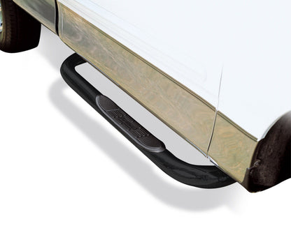 4000 Series SideSteps With Mounting Bracket Kit Powder Coat Black 1999-2016 Ford F-250/F-350 2 Door Go Rhino