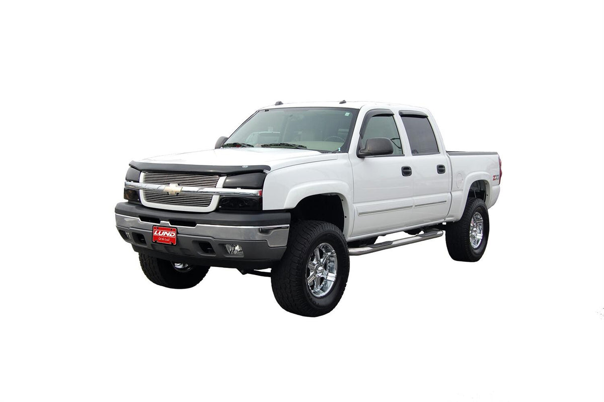 Headlight Covers for 2002-2007 Chevrolet Avalanche 1500/Avalanche 2500/Silverado 1500 Smoke Black Out 2pc. AVS