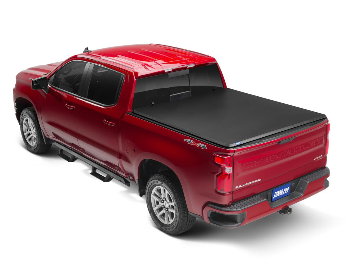 Soft Folding Tonneau Cover 19-26 Silverado/Sierra 1500 6 Foot 7 Inch Tonno Pro