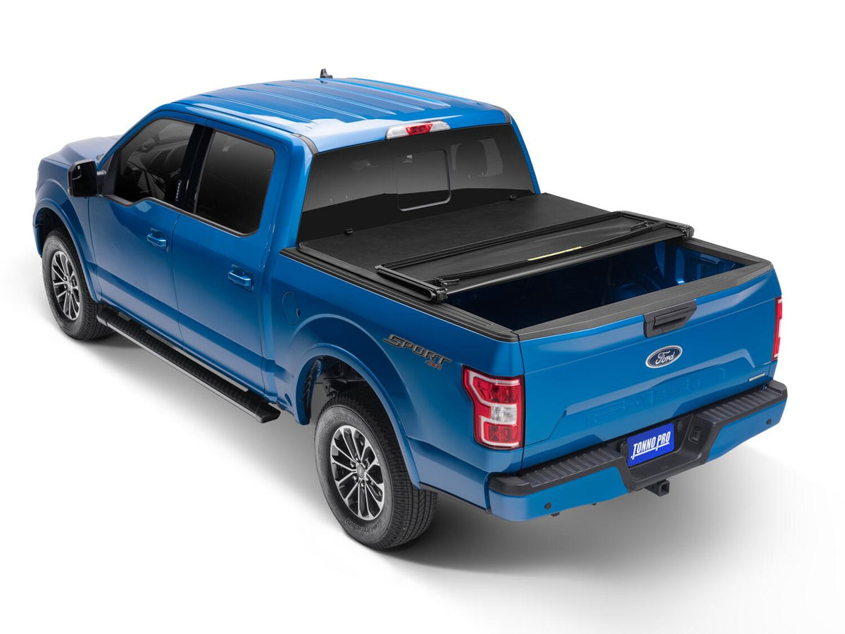 Soft Folding Tonneau Cover 15-20 Ford F-150 5 Foot 7 Inch Tonno Pro