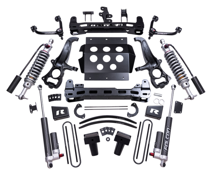 8 Inch MAX3.3 Suspension System 2025 Silverado/Sierra 1500 With Falcon 3.3 Shocks ReadyLIFT