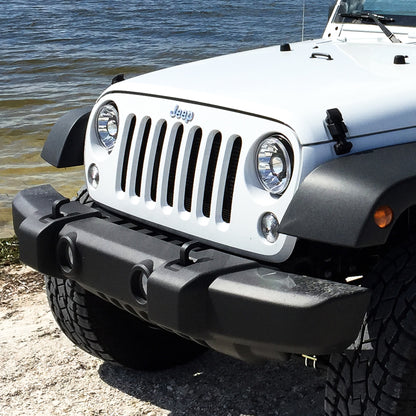 Jeep Head Lights Gravity LED 7 Inch 2- Light 2007-2018 Jeep Wrangler JK 2/4-Door KC HiLiTES