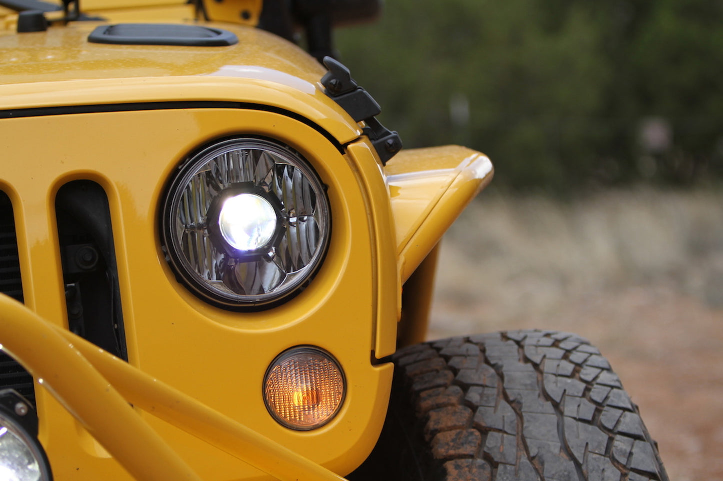 Jeep Head Lights Gravity LED 7 Inch 2- Light 2007-2018 Jeep Wrangler JK 2/4-Door KC HiLiTES