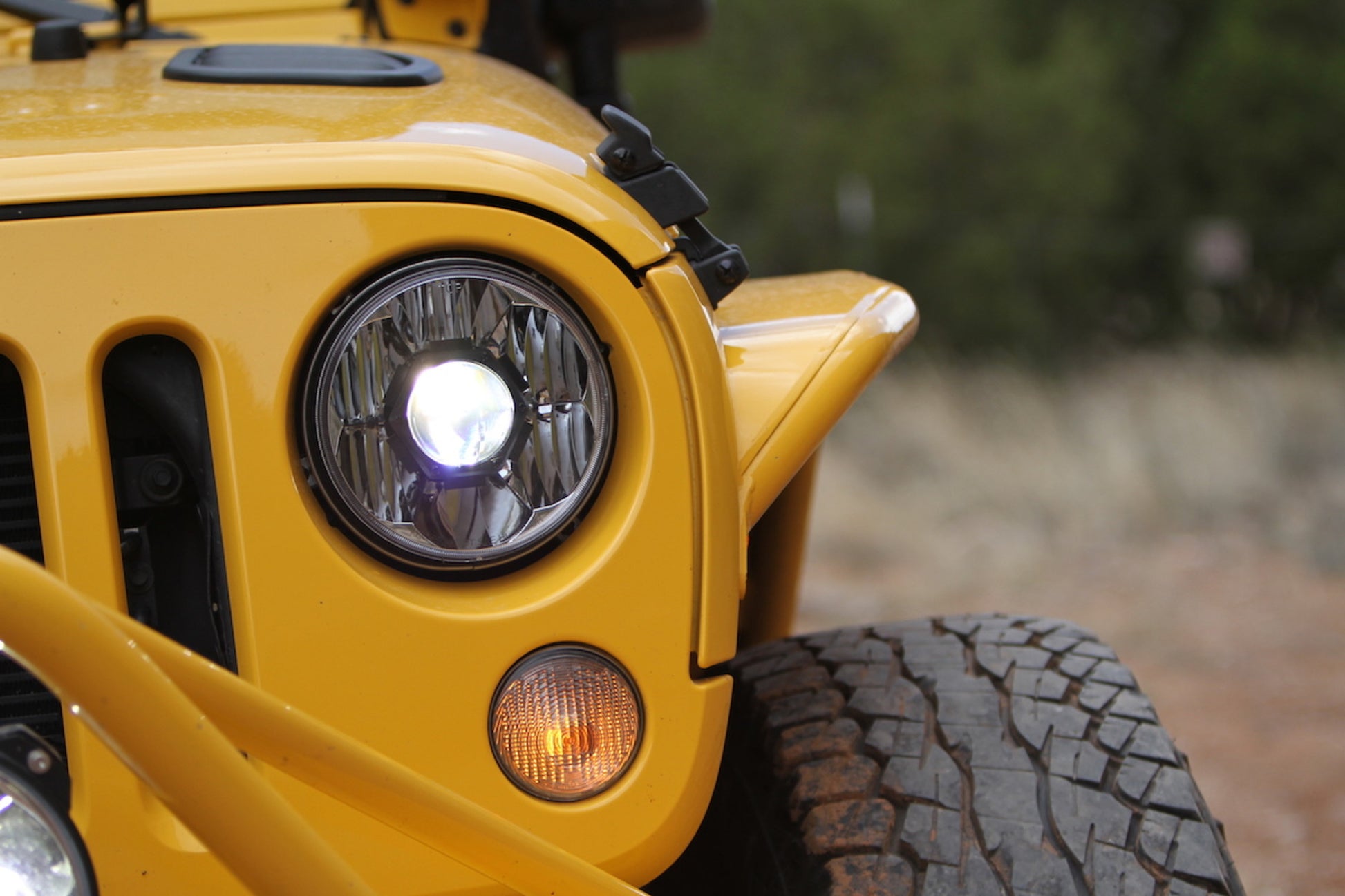 Jeep Head Lights Gravity LED 7 Inch 2- Light 2007-2018 Jeep Wrangler JK 2/4-Door KC HiLiTES