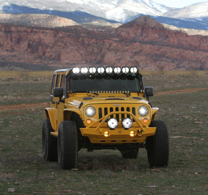 Jeep Head Lights Gravity LED 7 Inch 2- Light 2007-2018 Jeep Wrangler JK 2/4-Door KC HiLiTES