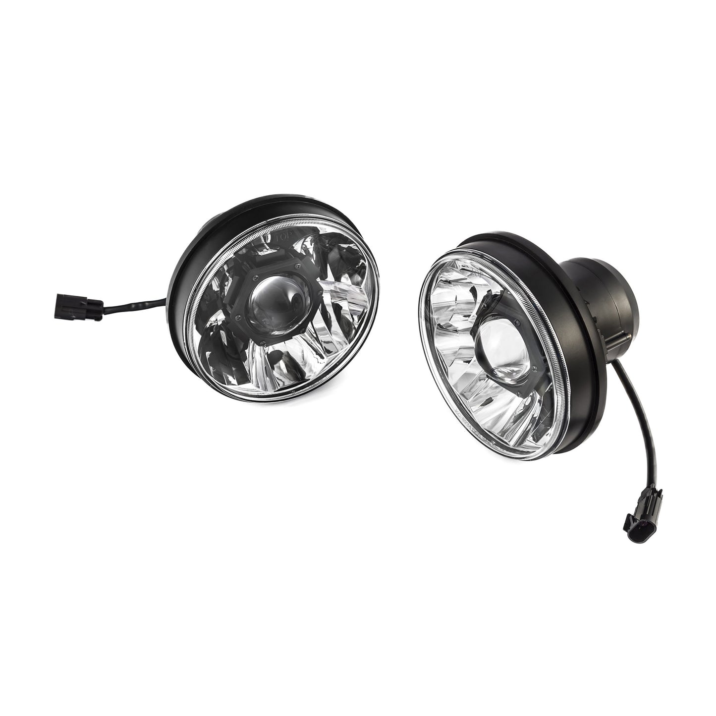 Jeep Head Lights Gravity LED 7 Inch Jeep Wrangler JL/Gladiator JT Pair KC HiLiTES