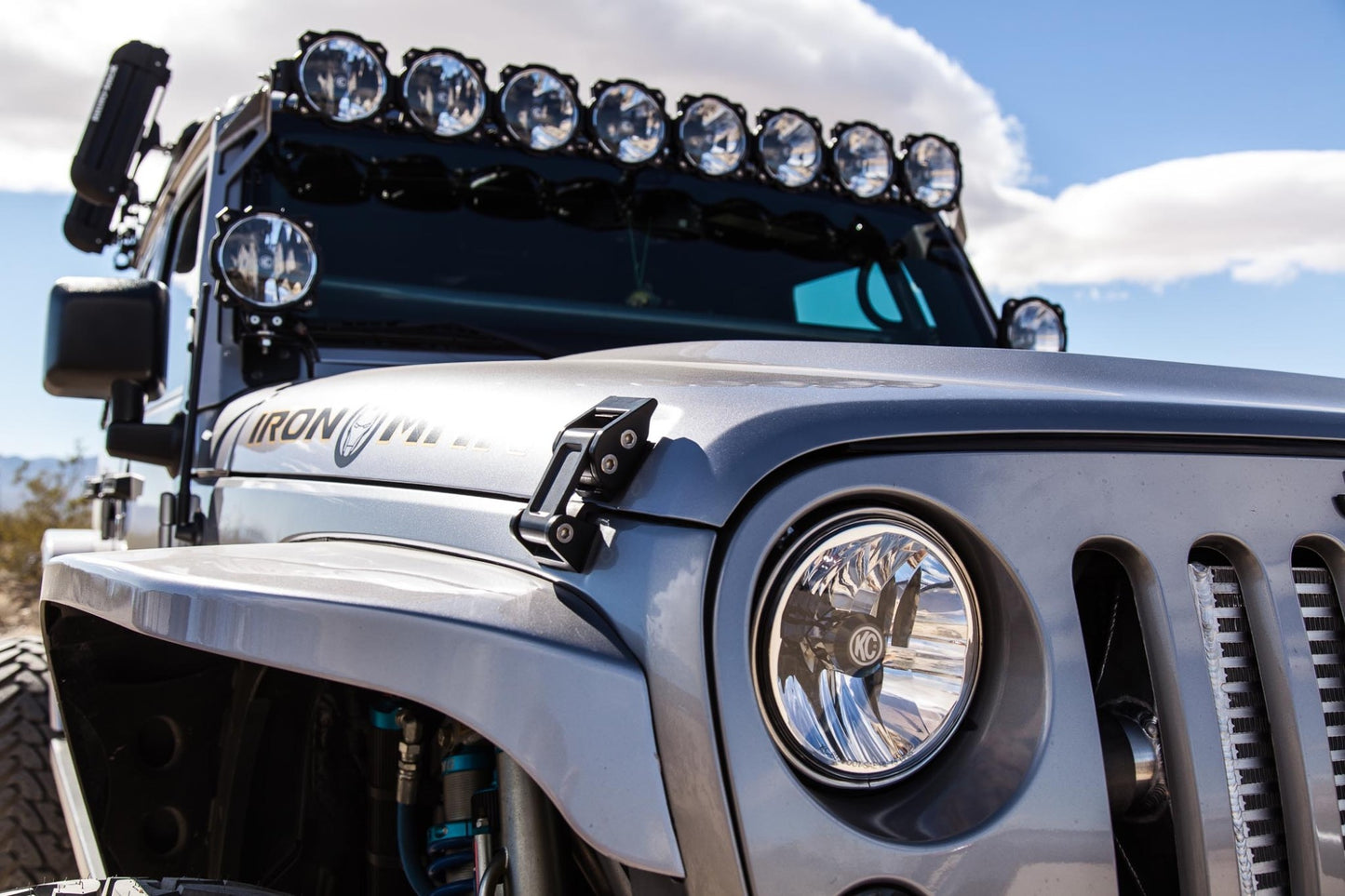 Jeep Head Lights Gravity LED 7 Inch 2- Light 2007-2018 Jeep Wrangler JK KC HiLiTES