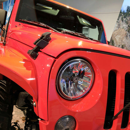 Jeep Head Lights Gravity LED 7 Inch Jeep Wrangler TJ Pair KC HiLiTES