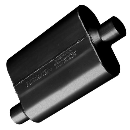 40 Series Chambered Muffler 40 Series 2.25 Offset In 2.25 Center Out Aggressive Sound Flowmaster