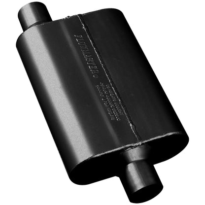 40 Series Chambered Muffler 40 Series 2.25 Offset In 2.25 Center Out Aggressive Sound Flowmaster