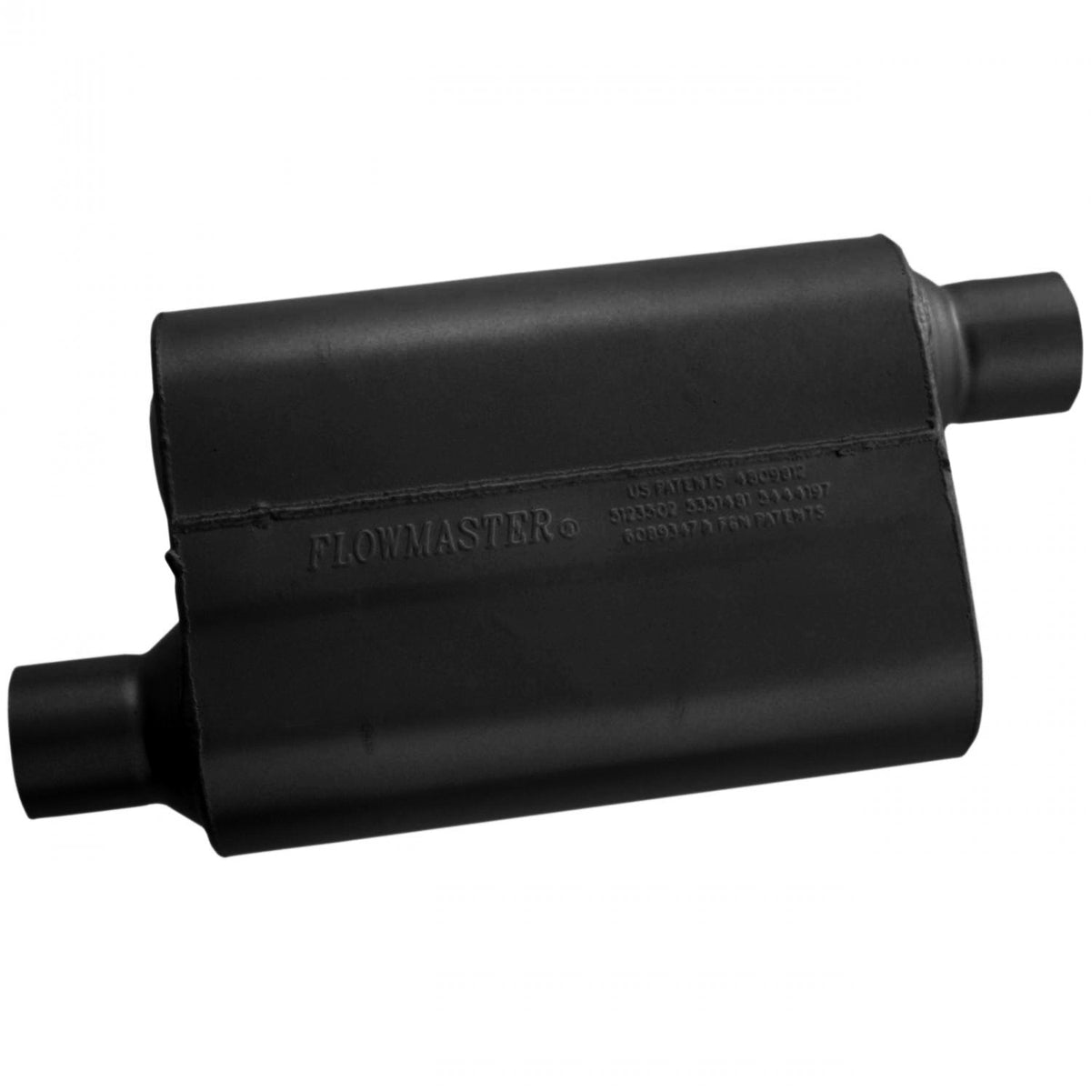 40 Series Chambered Muffler 40 Series 2.50 Offset In 2.50 Offset Out Aggressive Sound Flowmaster