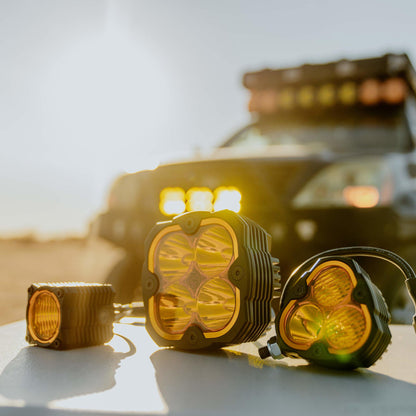 LED Light Bar Flex Era 1 Lens Spread Perform Yellow KC HiLiTES
