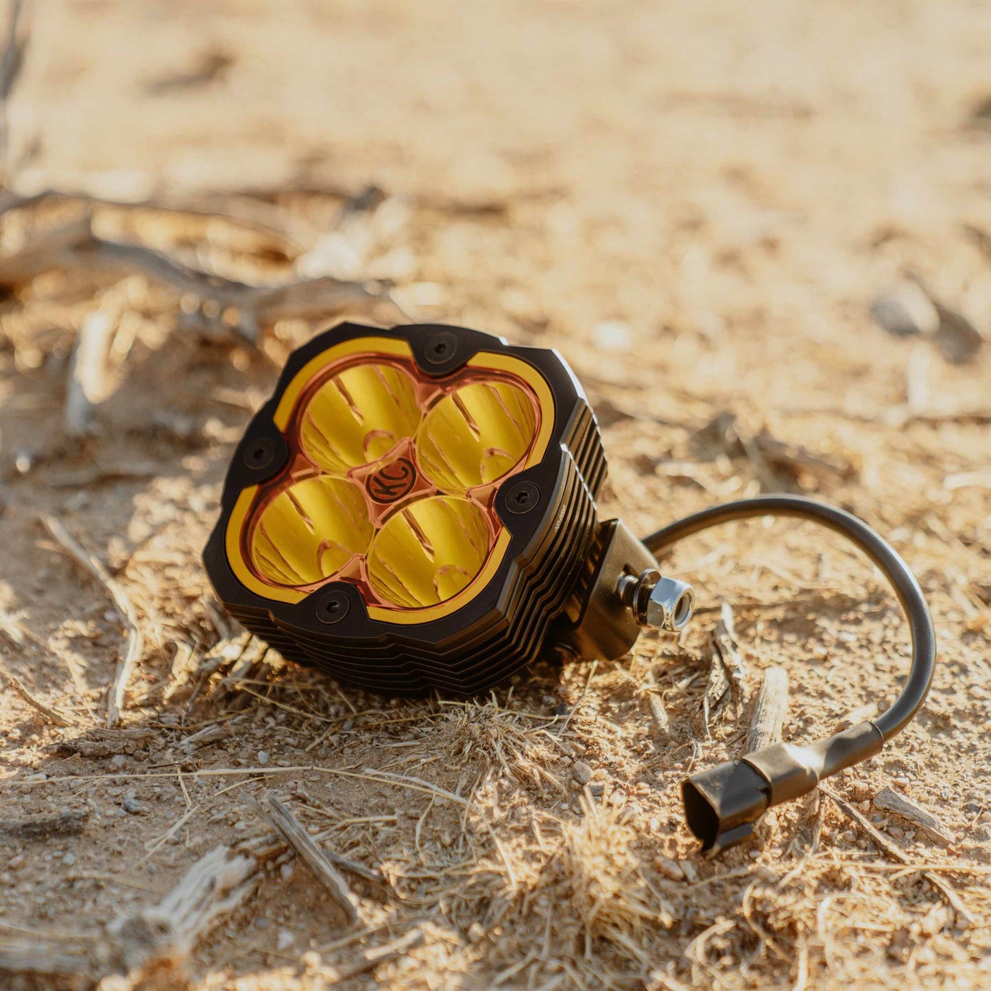LED Light Bar Lens Flex Era 4 Spot Performance Yellow KC HiLiTES