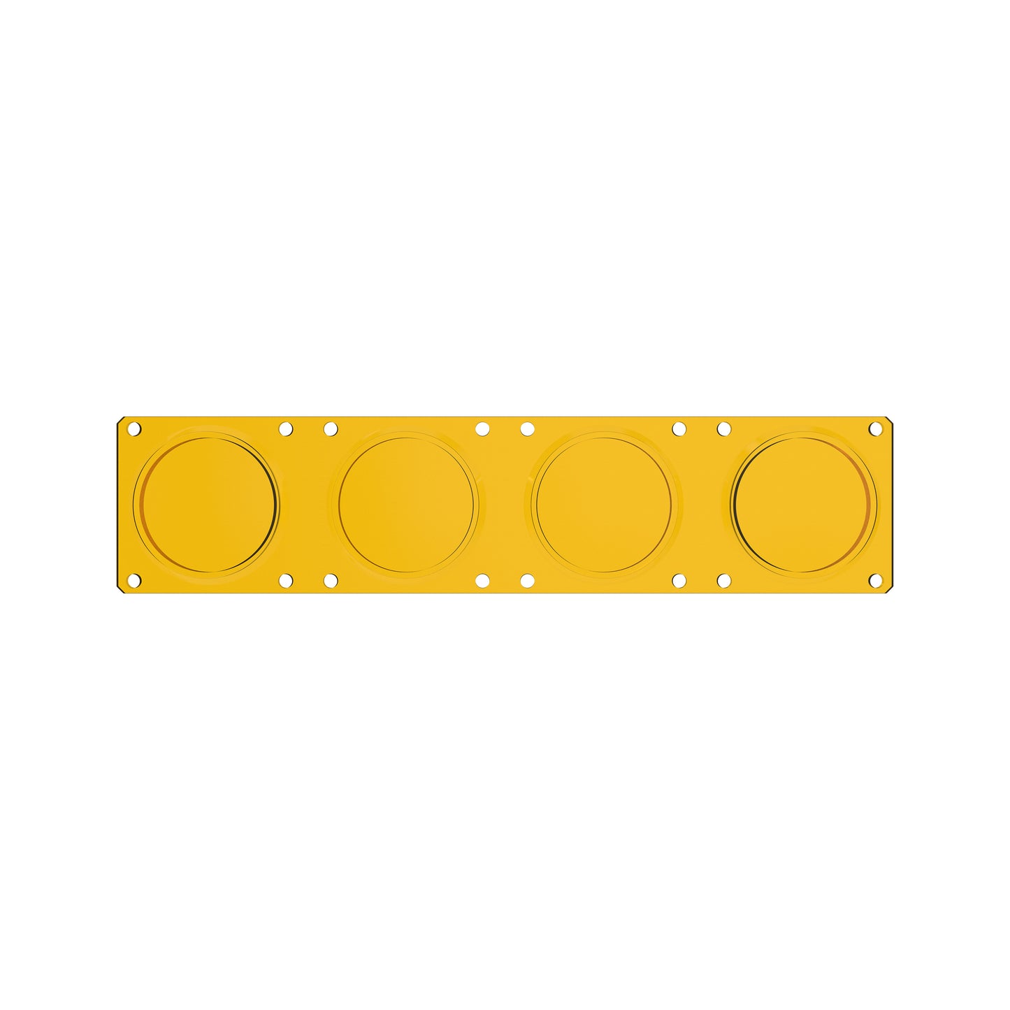 LED Light Bar Lens Flex Era Bar Spot Yellow KC HiLiTES