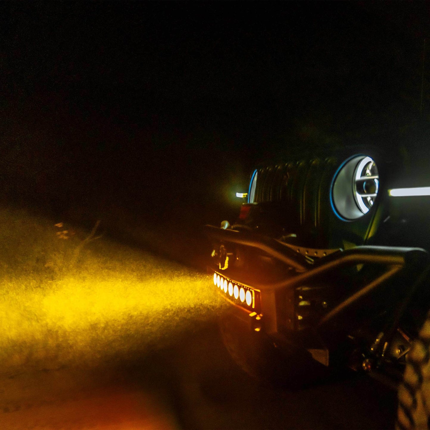 LED Light Bar Lens Flex Era Bar Combo Yellow KC HiLiTES