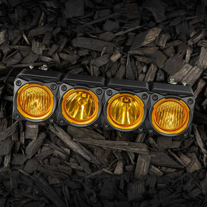 LED Light Bar Lens Flex Era Bar Combo Yellow KC HiLiTES