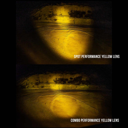 LED Light Bar Lens Flex Era Bar Combo Yellow KC HiLiTES