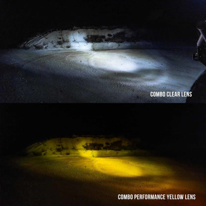 LED Light Bar Lens Flex Era Bar Combo Yellow KC HiLiTES