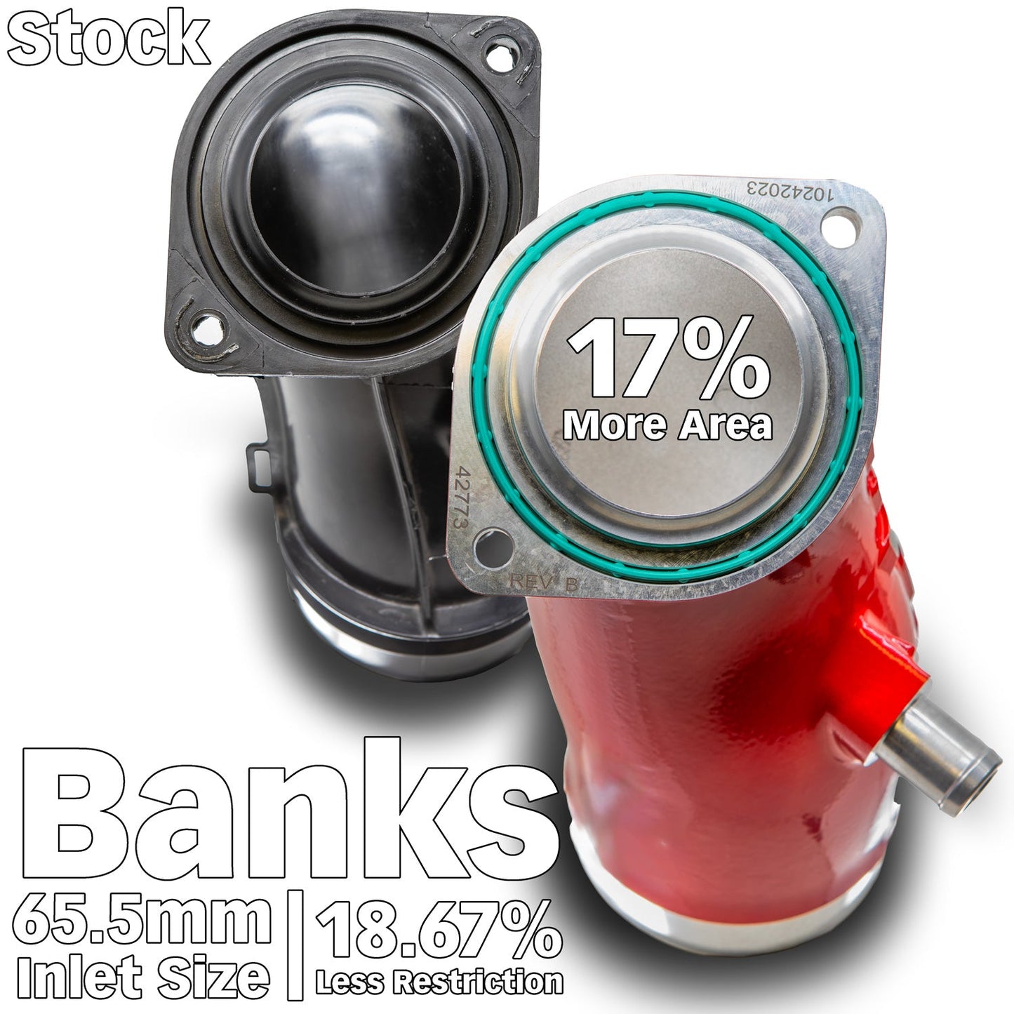 2017-2024 Duramax Monster-Ram® Turbo Inlet Elbow