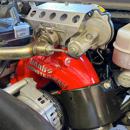 Monster-Ram Intake System for 19-24 Ram 2500/3500 6.7L Cummins Red Powdercoat Banks Power